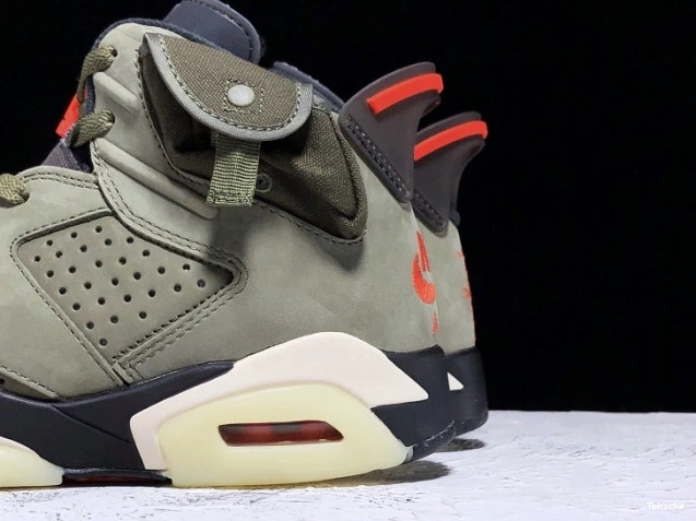 Reps TBK x Jordan Travis Medium CN1084-200 Air Olive Scott 6 0728